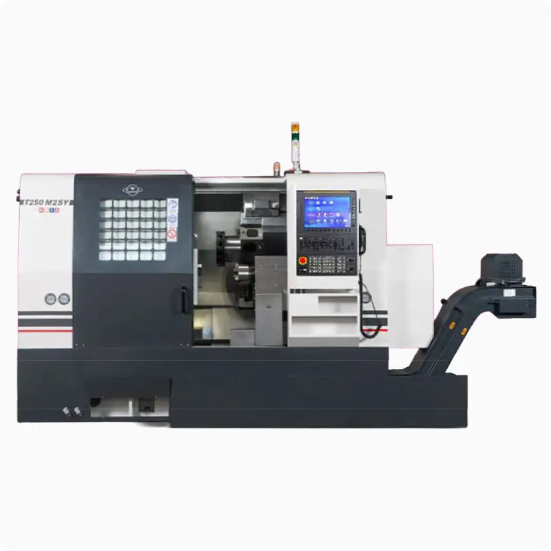 RAIS T250-MY2S CNC Τόρνος Κεκλιμένης Κλίνης Διπλής Ατράκτου με Άξονα Y