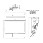 S860W Ελεγκτής PC + Rack CNC